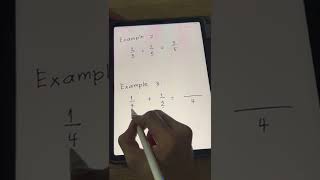 Adding Fraction Part 2 #additionoffractions