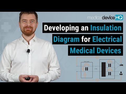 Developing an insulation diagram for electrical medical devices