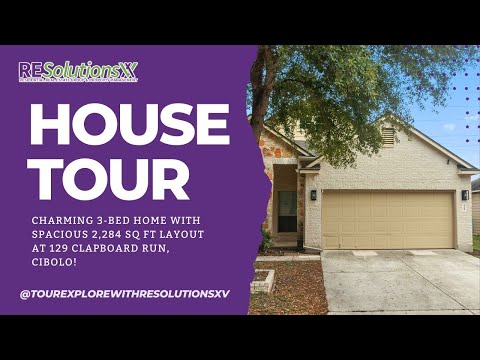Charming 3-Bedroom Home in Cibolo, TX | 129 Clapboard Run Virtual Tour!