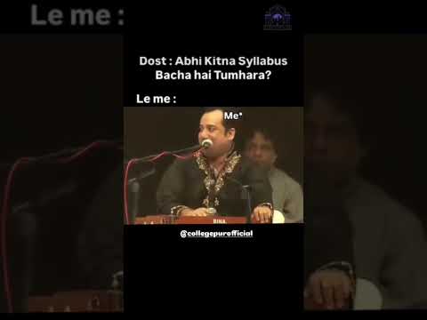 Friend: How much is left? Me:Let me sing a sad song first.🎶😂#collegepur#exams #examsyllbus #college