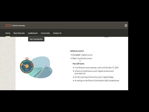 Oracle Free Courses and Certification in 2025