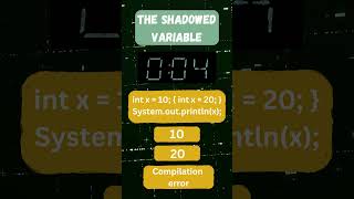 Java Interview Questions | Find the code output #java #shorts #youtubeshorts  #InterivewQuestion