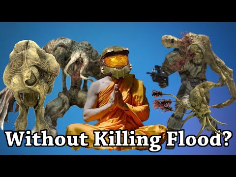 Can you beat Halo 1, 2, & 3 without killing any flood?