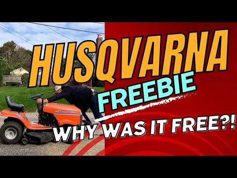 Free Husqvarna Riding Mower. Why Free?