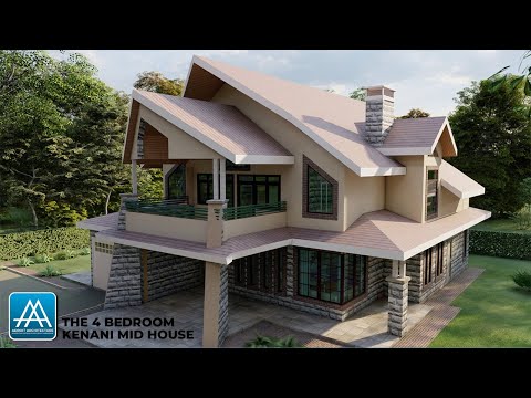 The Kenani Mid 4 Bedroom House Plan