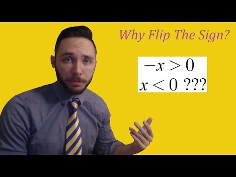Why Do We Flip the (Inequality) Sign When Dividing by a Negative?