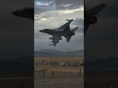 "Secrets Behind the F-16’s Legendary Performance" #militaryaviation #military #f16v