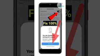 You Can Change This Setting With A Parent | Instagram Account Public Nahi Ho Raha #shorts #instagram