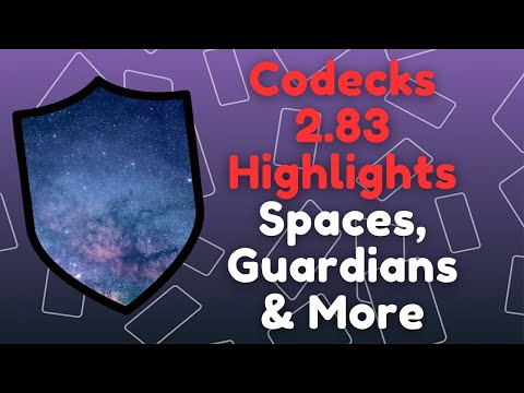 Codecks 2.83 Highlights: Project Spaces and Deck Guardians