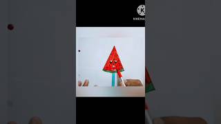 Watermelon Icecream Colour Drawing || Cute and Easy Drawing || #shorts