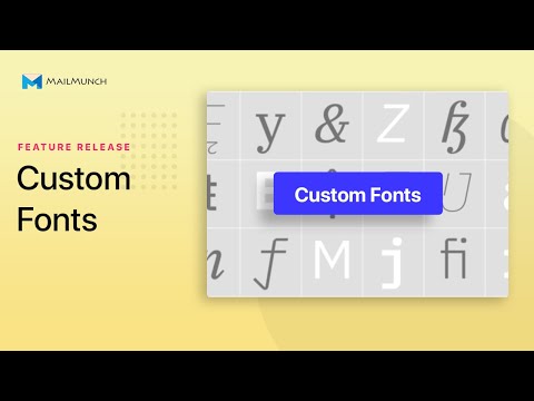The Custom Fonts