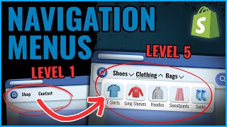 Organize Your Navigation Menu & Make More Shopify Sales (Copy & Paste for Higher Conversion Rate)