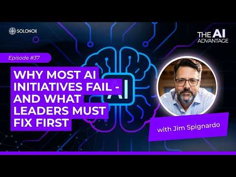 Why Most AI Initiatives Fail   And What Leaders Must Fix First