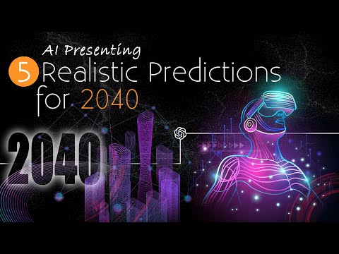 AI Presenting: 5 Realistic Predictions for 2040 - AI analysing the future!