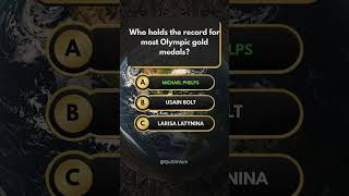 Most Olympic gold medals? World Records Quiz Series Part 1 #mindchallenge #trivia #quizchallenge