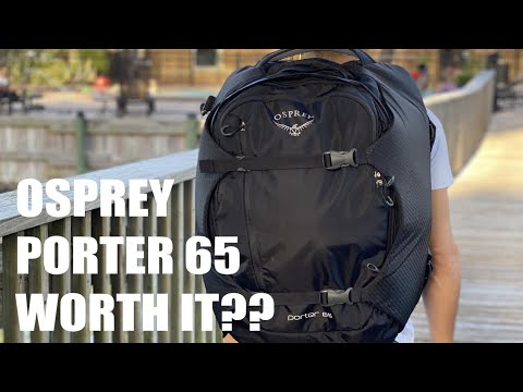 A Review: The Osprey Porter 65 Liter Travel Backpack (Black)
