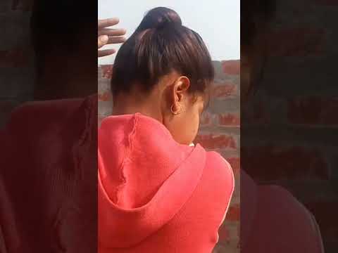 viral messy bun hairstyle🥰 #quick hairstyle✌️ #how to make easy bun#fashion#trending #youtubeshorts