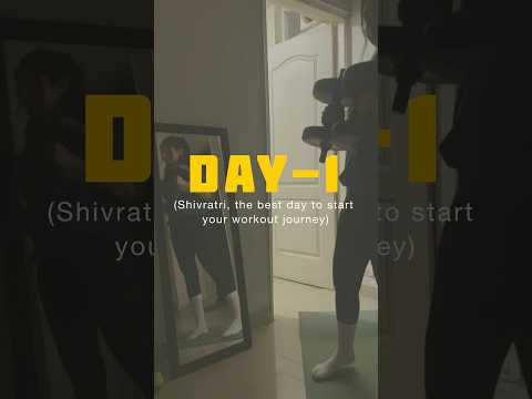 Day -1 #homeworkout #dumbellsworkout #workoutforwomen #shivratrispecial #mahashivratri