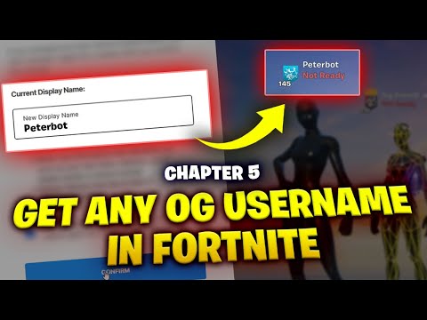 How To Get ANY OG Name in Fortnite Chapter 5! (Get ANY Epic Username You Want)