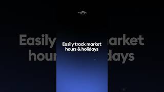 See when the market is open