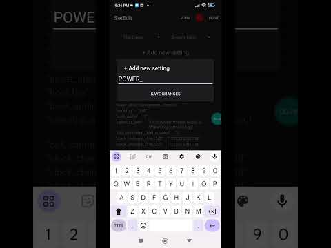 Enable Power Performance Mode With SetEdit Codes - No Root!