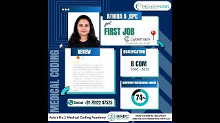 THOUGHTFLOWS KERALA RECENT PLACEMENT UPDATES #thoughtflowsmedicalcodingacademy #placement #education