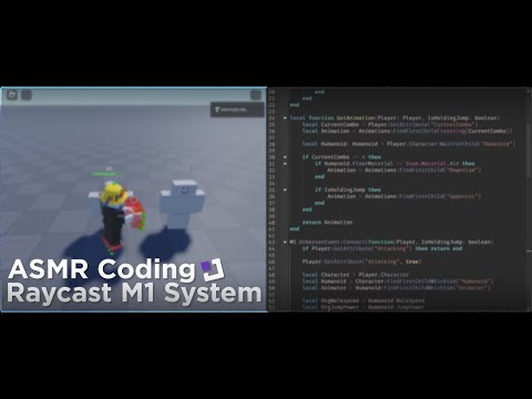 ASMR Coding - Raycast M1 Systen [PART 2] - Roblox Studio