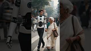 Robots and Grandmother, future life  #robots #robot #automobile #cute#starwars  #robotics#ai#future