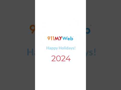 Thank You for Your Support | Happy Holidays from 911MyWeb.com
