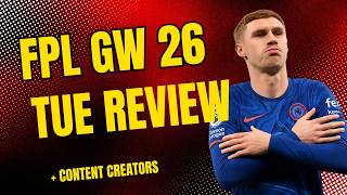 FPL GW 26 Tuesday review