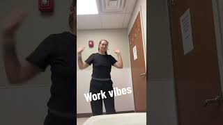 Dancing in Scrubs: 'Work Vibes' Bathroom Break Fun!#dance #workvibes #scrubs