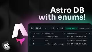 They fixed Astro DB types!
