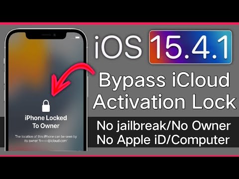 iOS 15.4.1 iCloud Activation Lock bypass 2022 iPhone Locked To owner