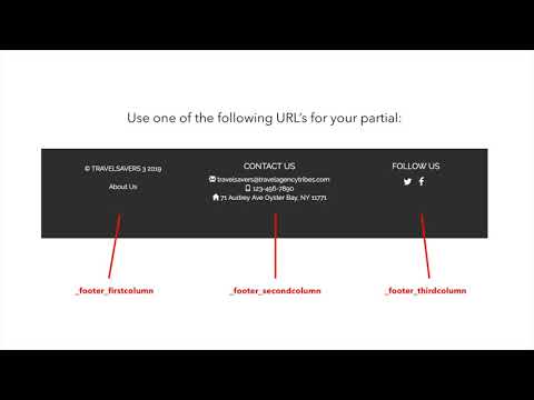 How to edit Footer OnlineXpress Templates