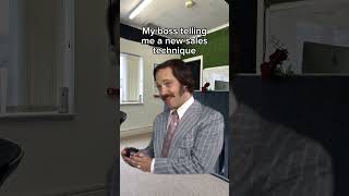The ‘S*x Panther’ of sales trainers 😅 #anchorman #sales #salesmeme #salesmemes #saleshumor