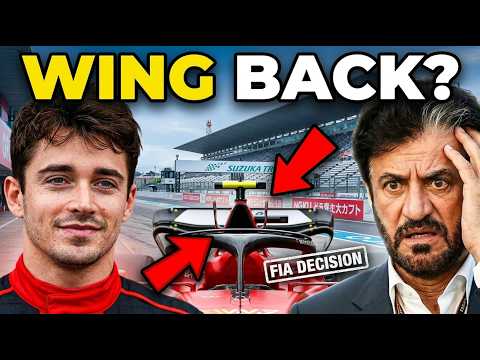FIA HAS MADE A DECISION: Ferrari returns the "banned" wing on the Halo stand at Suzuka!
