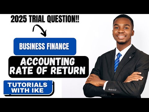 ACCOUNTING RATE OF RETURN TRIAL QUESTION SOLVED!