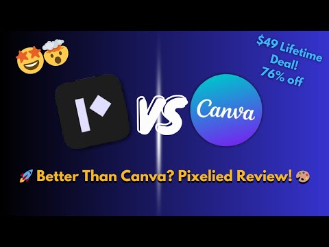 Pixelied Review: The Best Canva Alternative? 🔥| Create Pro Graphics with Zero Experience!