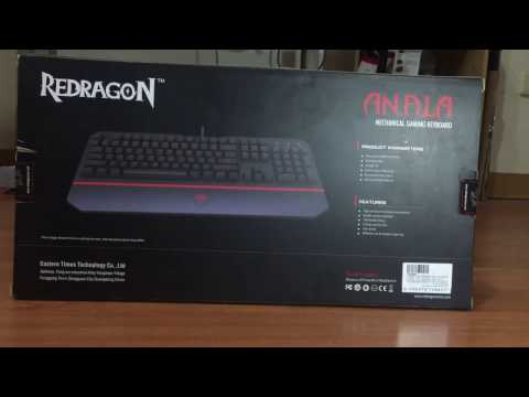 Redragon Anala k558 Mechanical Keyboard - UNBOXING