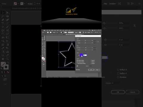 Swirly Star Design in Adobe Illustrator #shorttutorial  #logo #adobeillustrator