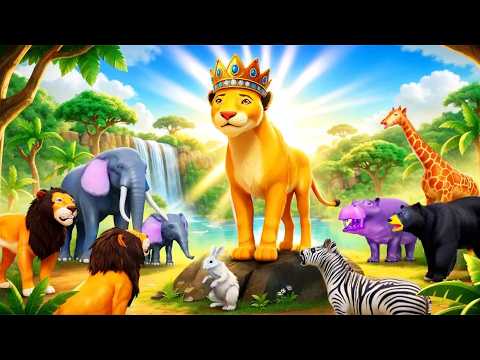 Lion King - Lioness Becomes Queen! Forest Animals Fun Moments