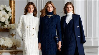 Ralph Lauren Winter Collection  Navy, Ivory & Classic Elegance