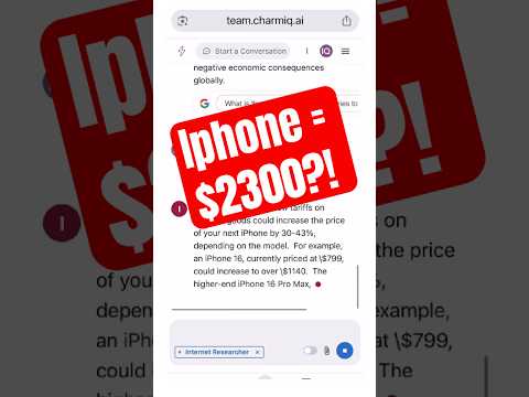 iPhone Price Jumps to $2300?! (Tariff Impact) #shorts #tariffs #tariffimpact