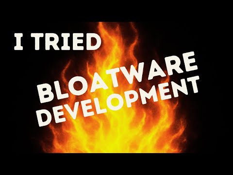 If we can't beat them, join them (bloatware dev)