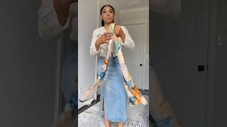 How to style a jean skirt. Yea or no #howtodress