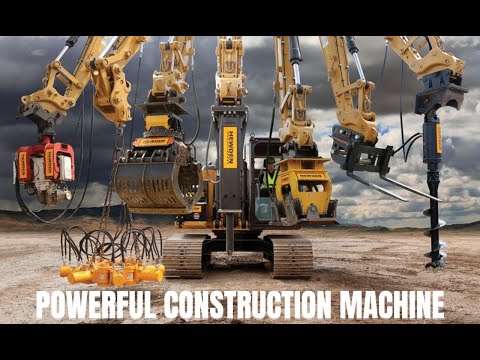 Top 10 Powerful Machines in Construction | Revolutionizing the Building Industry!: #Engineering