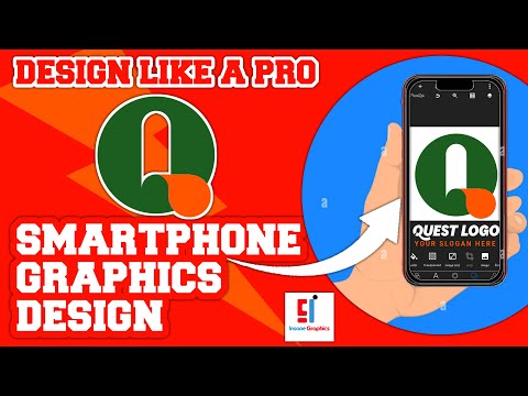 Simple Letter Q Logo Design Idea Using Smartphone | Pixellab Mobile Tutorial | Graphics Masterclass