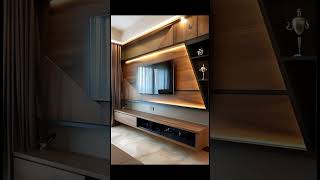 TV Wall Unit & Cabinet Design | Perfect Blend of Storage & Style #tvcabinetdesign #tvwallpanel