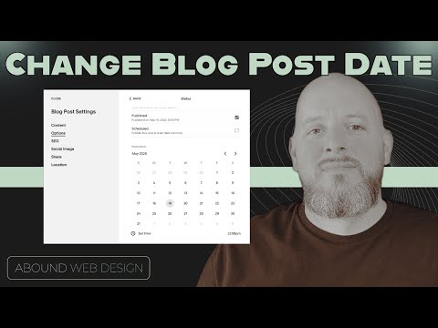 How to Change the Publish Date on a Blog Post in Squarespace