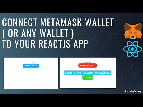 How To Connect Metamask Wallet (or Any Wallet) To Your Reactjs App In some Easy Steps | Web3 App